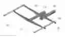 Fig. 01 - Receiver mounted sporting equipment rack with longitudinal load bars