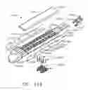 Fig. 129 - Fastener cartridge comprising a tissue thickness compensator including openings therein