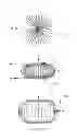 Fig. 32 - Mass analyser providing 3D electrostatic field region, mass spectrometer and methodology