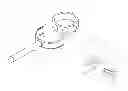 Fig. 01 - Sterile surgical headlight aperture adjusting device