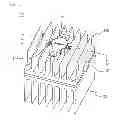 Fig. 02 - Automotive lamp module comprising laser diode and heat sinks