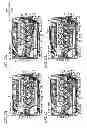 Fig. 23 - Duplex printer with a unidirectional drive source and a gear train with a partially toothed gear