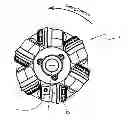 Fig. 01 - Round wiper tooth and face mill incorporating the same