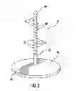Fig. 03 - ANCHOR DEVICE FOR RETAINING EROSION MAT OVER PLANT GROWING LAYER IN A GREEN ROOF ASSEMBLY