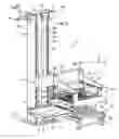 Fig. 01 - Device for transferring pre-formed layers of objects to the top of a pallet