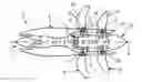 Fig. 01 - Turbo engine with propeller(s) for an aircraft with a system for changing the pitch of the propeller