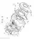 Fig. 10 - Scroll fluid machine with cooling duct