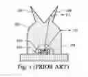 Fig. 02 - Bat-wing lens design with multi-die