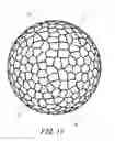 Fig. 12 - Process for designing rugged pattern on golf ball surface