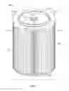 Fig. 13 - Filter cage for wet/dry vacuums