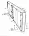 Fig. 01 - Safety frame system for an LED signage