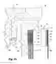 Fig. 14 - Roll-up retractable covering for architectural openings