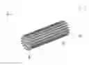 Fig. 01 - MAGNETIC DRUM FOR THE MAGNETIC SEPARATION OF IRON PARTICLES INCLUDING AT LEAST 18 STRAIGHT MAGNETIC PLATES