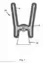 Fig. 02 - Waste receptacle system for securing a plurality of plastic liners