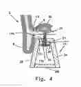 Fig. 04 - Waste receptacle system for securing a plurality of plastic liners