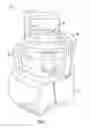 Fig. 02 - Food processor having detachable spring-loaded lid