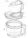 Fig. 01 - Food processor having removable feed tube