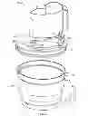 Fig. 04 - Food processor having removable feed tube