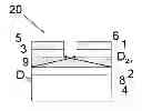 Fig. 01 - Optoelectronic semiconductor structure and method for transporting charge carriers