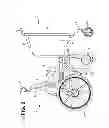 Fig. 03 - Wheelchair with detachable walker