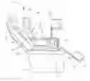 Fig. 01 - Passenger seat with drop-down armrest assembly
