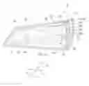 Fig. 01 - Vehicle direction indicator light having a light emitting body including an outer emitting surface, an inner emitting surface, a tip surface, and a light guide body