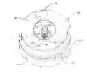 Fig. 01 - Bone cleaning assembly with a rotating cutting flute that is surrounded by a rotating shaving tube