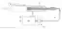 Fig. 01 - Ear pressure equalizing tube and insertion device