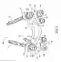 Fig. 03 - Angled washer polyaxial connection for dynamic spine prosthesis