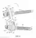 Fig. 05 - Angled washer polyaxial connection for dynamic spine prosthesis