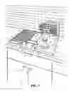 Fig. 02 - Hinged cooktop grate assembly