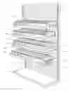 Fig. 01 - Adjustable depth merchandising crossbar systems and methods for dividing, pushing and/or dispensing one or more retail products