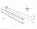 Fig. 09 - Adjustable depth merchandising crossbar systems and methods for dividing, pushing and/or dispensing one or more retail products