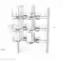 Fig. 32 - Adjustable depth merchandising crossbar systems and methods for dividing, pushing and/or dispensing one or more retail products