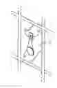 Fig. 01 - REUSABLE ADHESIVE MOUNTED HANGER FOR WALL OR WINDOW USE