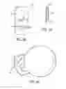 Fig. 04 - REUSABLE ADHESIVE MOUNTED HANGER FOR WALL OR WINDOW USE
