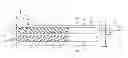 Fig. 01 - Mixing segments for an extrusion apparatus and methods of manufacturing a honeycomb structure
