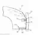 Fig. 01 - Bumper system with pedestrian-friendly lower apron