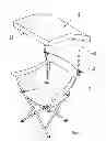 Fig. 02 - Supporting Awning Bracket of the Foldable Chair