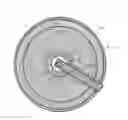Fig. 01 - Magnetizing apparatus for magnetic particle testing of a wheel using a conductor and auxiliary conductors for magnetization