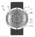 Fig. 01 - TIMEPIECE WITH PIXEL REPRESENTATION OF MOVEMENT OF TIME