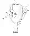 Fig. 01 - Visual prosthesis with an improved electrode array adapted for foveal stimulation
