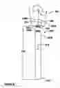 Fig. 10 - Modular, adjustable, prosthetic, hip/shoulder spacer