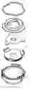 Fig. 01 - SURGICAL INSTRUMENT HEAD AND ASSEMBLY INCLUDING TAB SEPARATION MEMBER