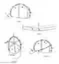 Fig. 02 - Attachable Sunshade for Caps with Half Moon Shaped Opening at the Bottom of the Back of the Cap