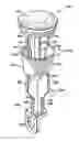 Fig. 01 - Pop-up drain valve stopper with strainer cup