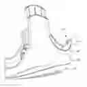 Fig. 01 - Orthopedic walking boot with heel cushion