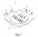 Fig. 02 - Magnetic sign holder and system