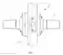 Fig. 02 - Door lock indicator