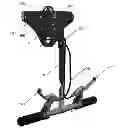 Fig. 01 - Rider controlled zip line trolley brake system